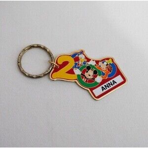 Personalized Walt Disney World 2000 Anna Souvenir Keychain
